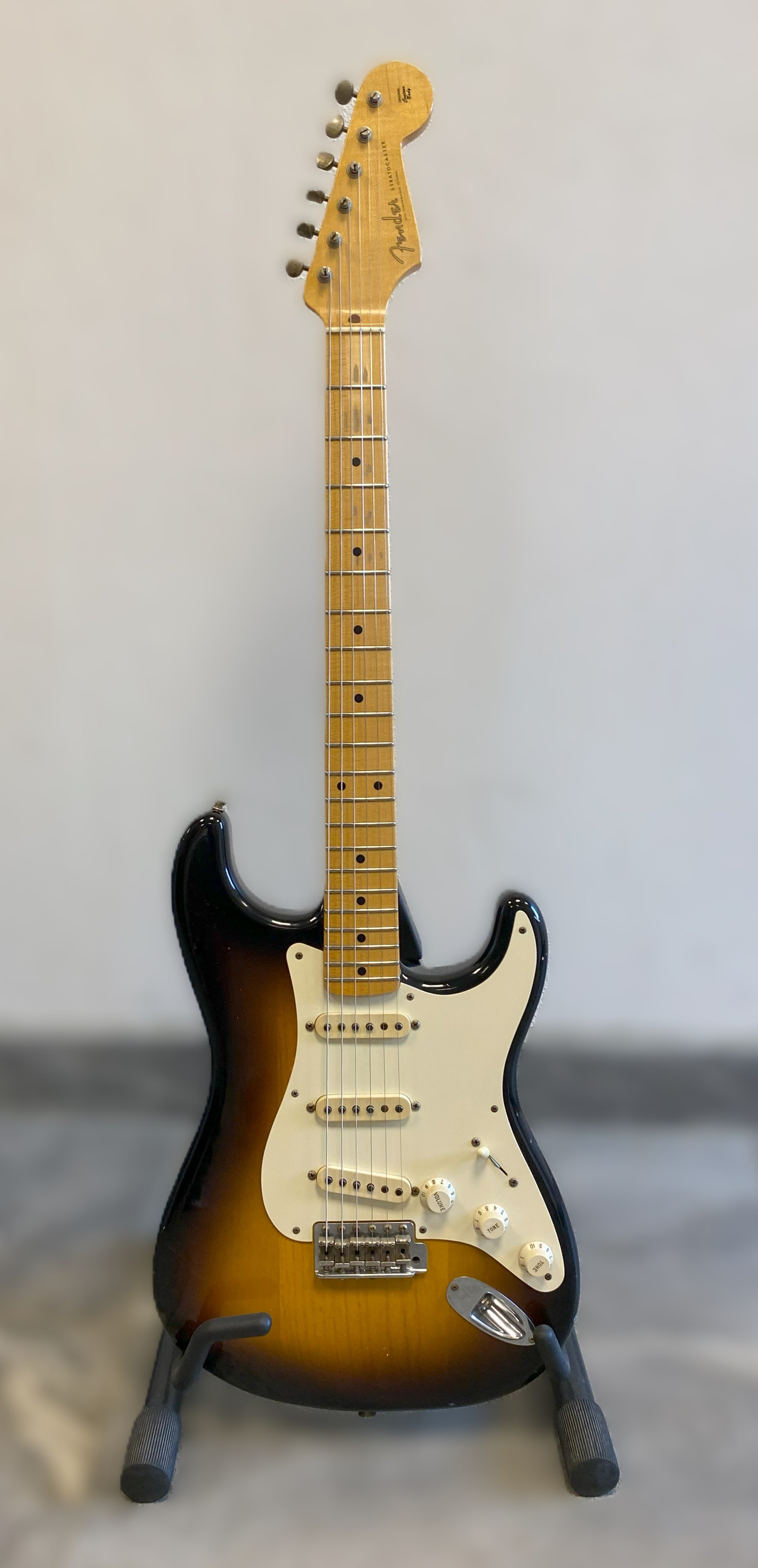 (BRUGT) Fender Custom Shop LTD 50's Duo-Tone Strat Relic 2TS 2011 - 2 Tone-sunburst